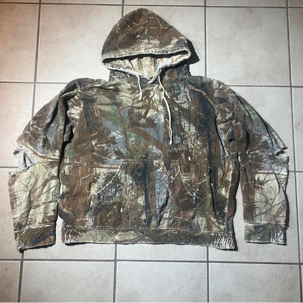 Camouflage Hooded Sweatshirt
